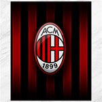 Ac Milan Logo Canvas 11  x 14 