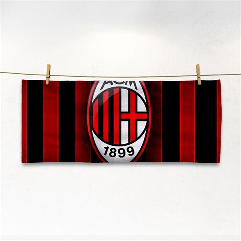 Ac Milan Logo Hand Towel from ArtsNow.com Front