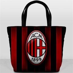 Ac Milan Logo Bucket Bag from ArtsNow.com Back