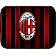 Ac Milan Logo Double Sided Fleece Blanket (Mini) from ArtsNow.com 35 x27  Blanket Front