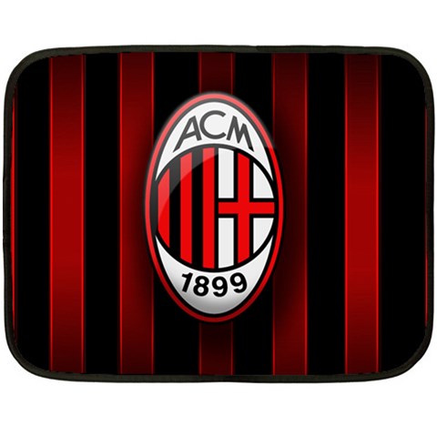 Ac Milan Logo Double Sided Fleece Blanket (Mini) from ArtsNow.com 35 x27  Blanket Back