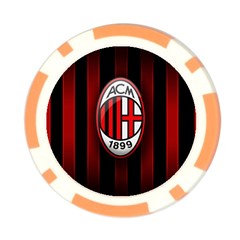 Ac Milan Logo Poker Chip Card Guard (10 pack) from ArtsNow.com Front