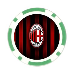 Ac Milan Logo Poker Chip Card Guard (10 pack) from ArtsNow.com Back