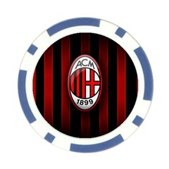 Ac Milan Logo Poker Chip Card Guard (10 pack) from ArtsNow.com Back