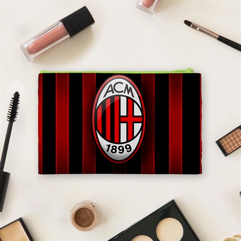 Ac Milan Logo Cosmetic Bag (Medium) from ArtsNow.com Back