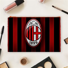 Ac Milan Logo Cosmetic Bag (Large) from ArtsNow.com Front