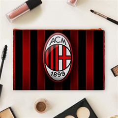 Ac Milan Logo Cosmetic Bag (Large) from ArtsNow.com Back