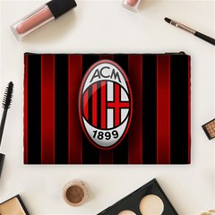 Ac Milan Logo Cosmetic Bag (Large) from ArtsNow.com Back