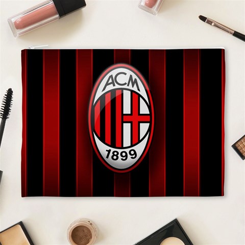 Ac Milan Logo Cosmetic Bag (XL) from ArtsNow.com Front