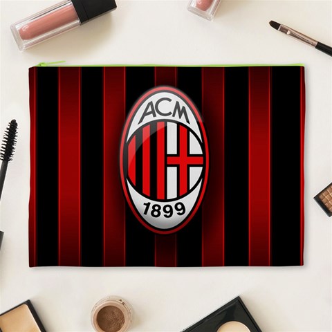 Ac Milan Logo Cosmetic Bag (XL) from ArtsNow.com Front