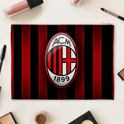 Ac Milan Logo Cosmetic Bag (XL) from ArtsNow.com Back