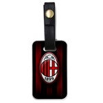 Ac Milan Logo Luggage Tag (one side)