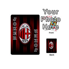 Ac Milan Logo Playing Cards 54 (Mini) from ArtsNow.com Front - Joker1