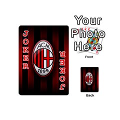 Ac Milan Logo Playing Cards 54 (Mini) from ArtsNow.com Front - Joker2