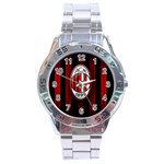 Ac Milan Logo Stainless Steel Analogue Watch