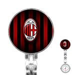 Ac Milan Logo Stainless Steel Nurses Watch