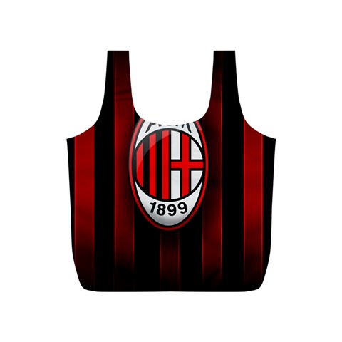 Ac Milan Logo Full Print Recycle Bag (S) from ArtsNow.com Front