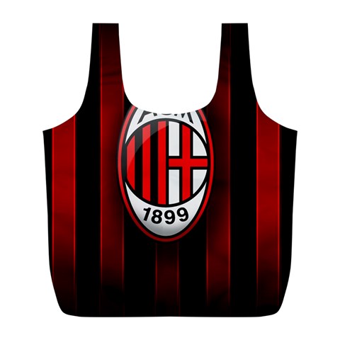 Ac Milan Logo Full Print Recycle Bag (L) from ArtsNow.com Front