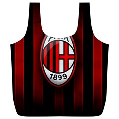 Ac Milan Logo Full Print Recycle Bag (XL) from ArtsNow.com Back