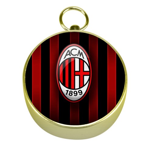 Ac Milan Logo Gold Compass from ArtsNow.com Front