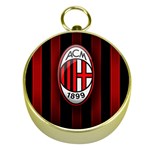 Ac Milan Logo Gold Compass