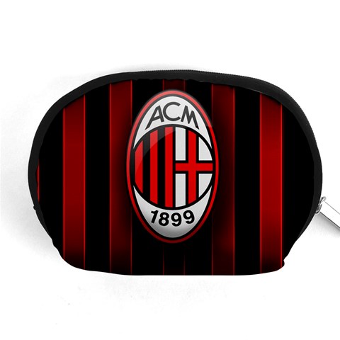 Ac Milan Logo Accessory Pouch (Medium) from ArtsNow.com Front