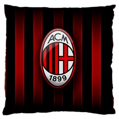 Ac Milan Logo Large Flano Cushion Case (Two Sides) from ArtsNow.com Front