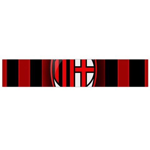 Ac Milan Logo Flano Scarf (Large) from ArtsNow.com Front