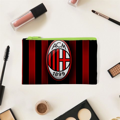 Ac Milan Logo Cosmetic Bag (XS) from ArtsNow.com Front