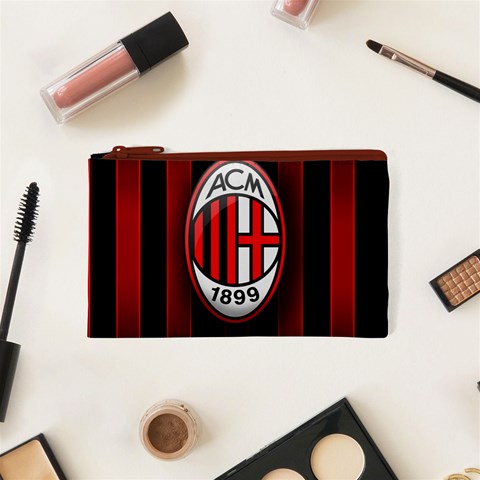 Ac Milan Logo Cosmetic Bag (XS) from ArtsNow.com Front