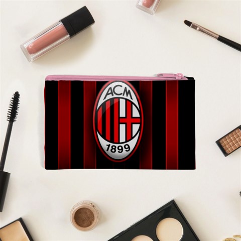 Ac Milan Logo Cosmetic Bag (XS) from ArtsNow.com Back