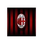 Ac Milan Logo Satin Bandana Scarf