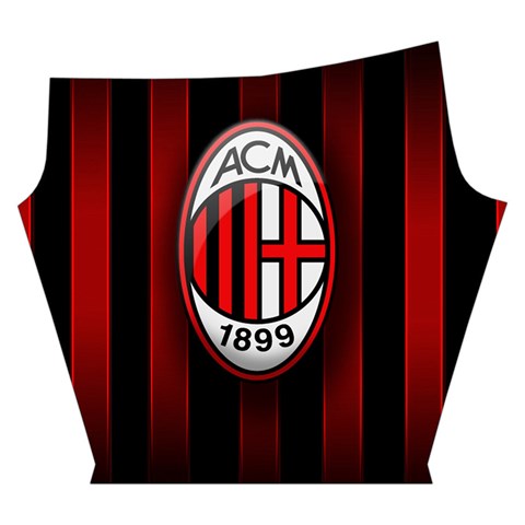 Ac Milan Logo Yoga Cropped Leggings from ArtsNow.com Left