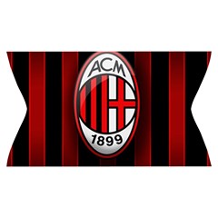 Ac Milan Logo Yoga Cropped Leggings from ArtsNow.com Waistband Front
