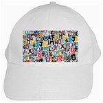 Alpha Pattern White Cap
