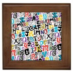 Alpha Pattern Framed Tile