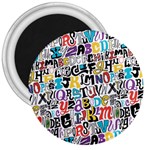 Alpha Pattern 3  Magnet