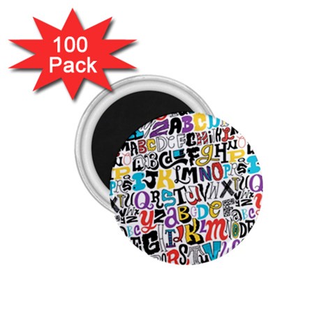 Alpha Pattern 1.75  Magnet (100 pack)  from ArtsNow.com Front
