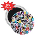 Alpha Pattern 2.25  Magnet (100 pack) 