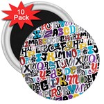 Alpha Pattern 3  Magnet (10 pack)
