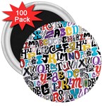Alpha Pattern 3  Magnet (100 pack)