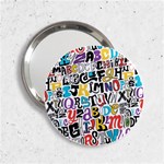 Alpha Pattern 2.25  Handbag Mirror