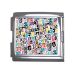 Alpha Pattern Mega Link Italian Charm (18mm)