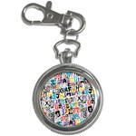 Alpha Pattern Key Chain Watch