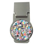 Alpha Pattern Money Clip (Round)