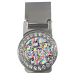 Alpha Pattern Money Clip (CZ)