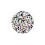 Alpha Pattern Golf Ball Marker