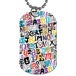 Alpha Pattern Dog Tag (Two Sides)
