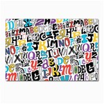 Alpha Pattern Postcard 4 x 6  (Pkg of 10)