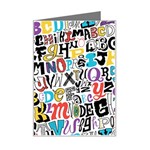Alpha Pattern Mini Greeting Card